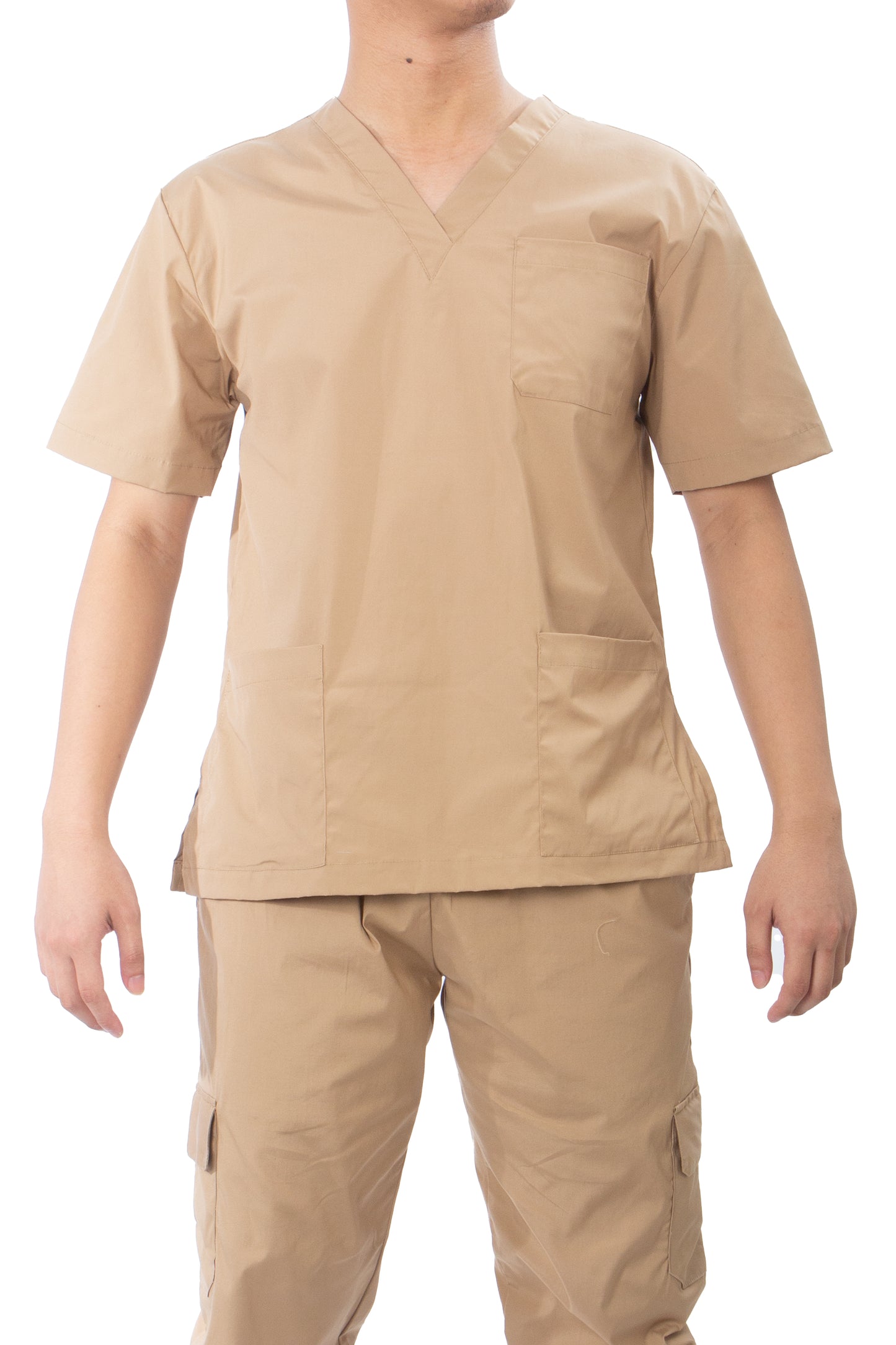 Scrub Suit Set - Light Khaki (Unisex)