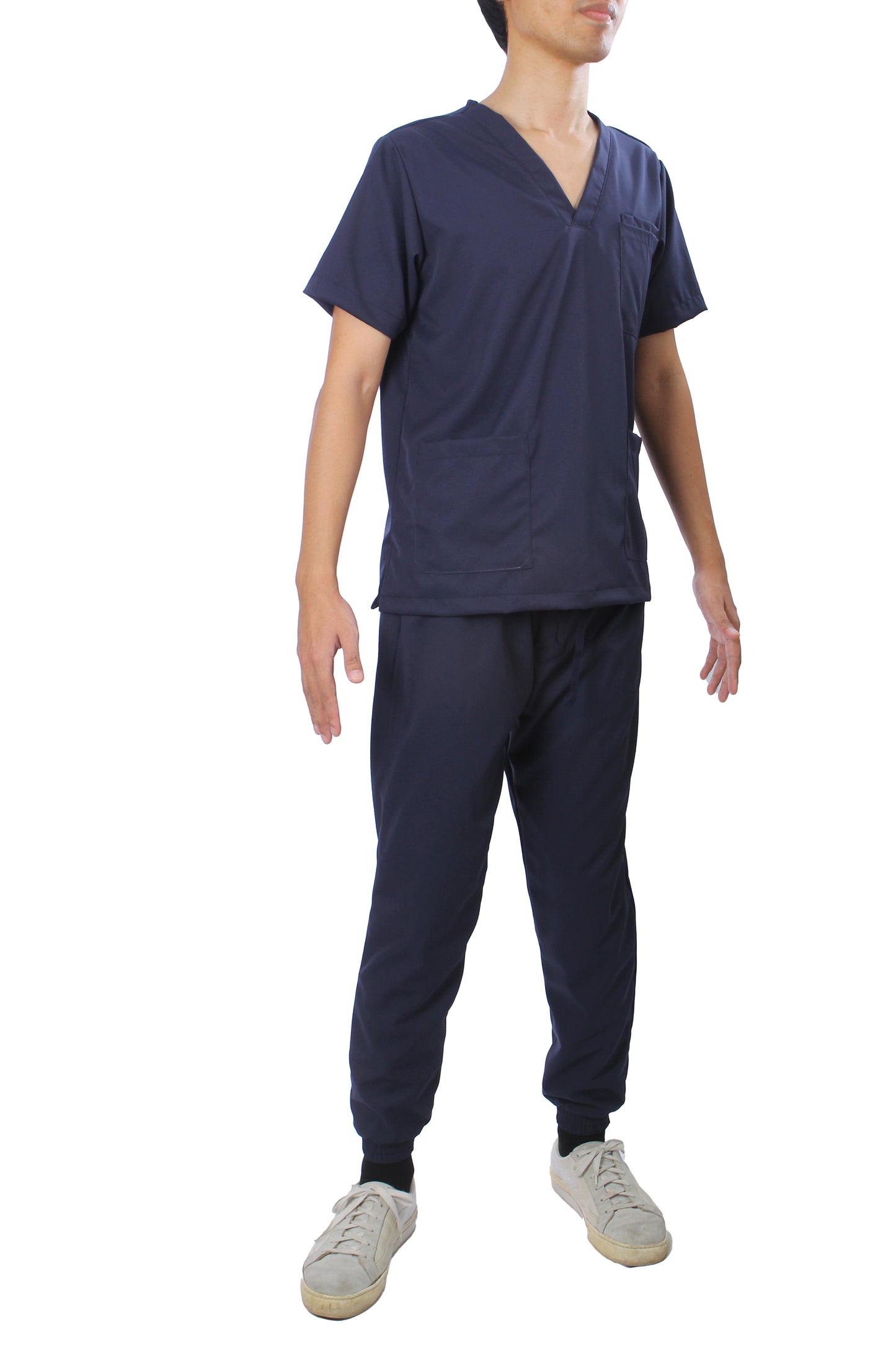 Scrub Suit Set - Navy Blue (Unisex)