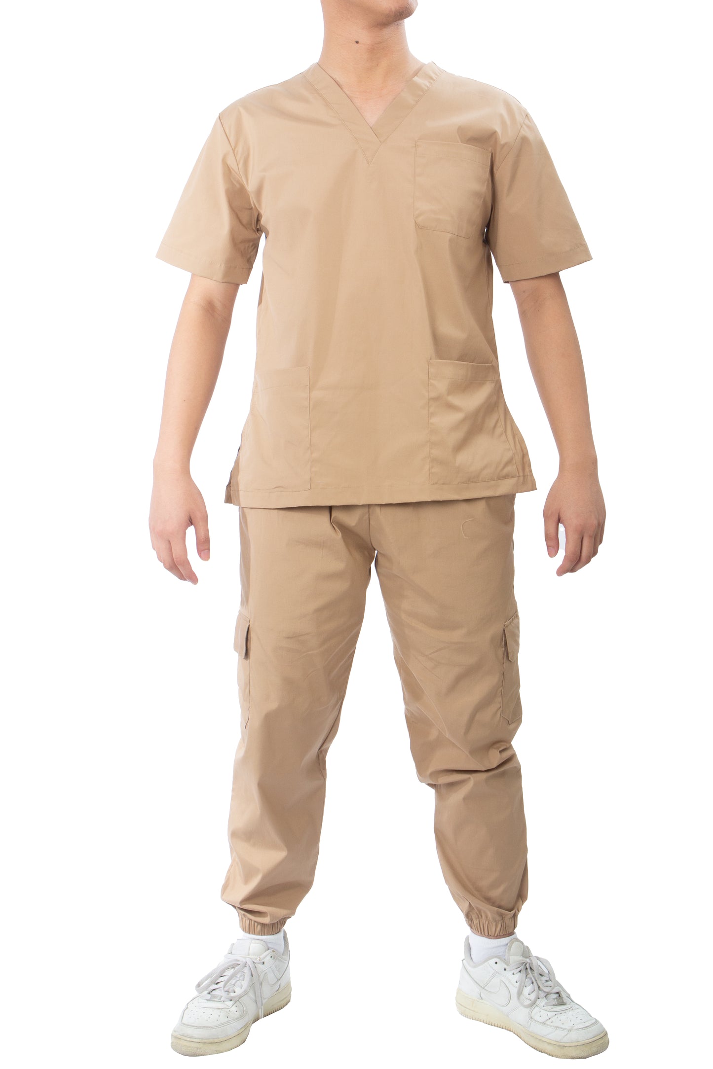 Scrub Suit Set - Light Khaki (Unisex)