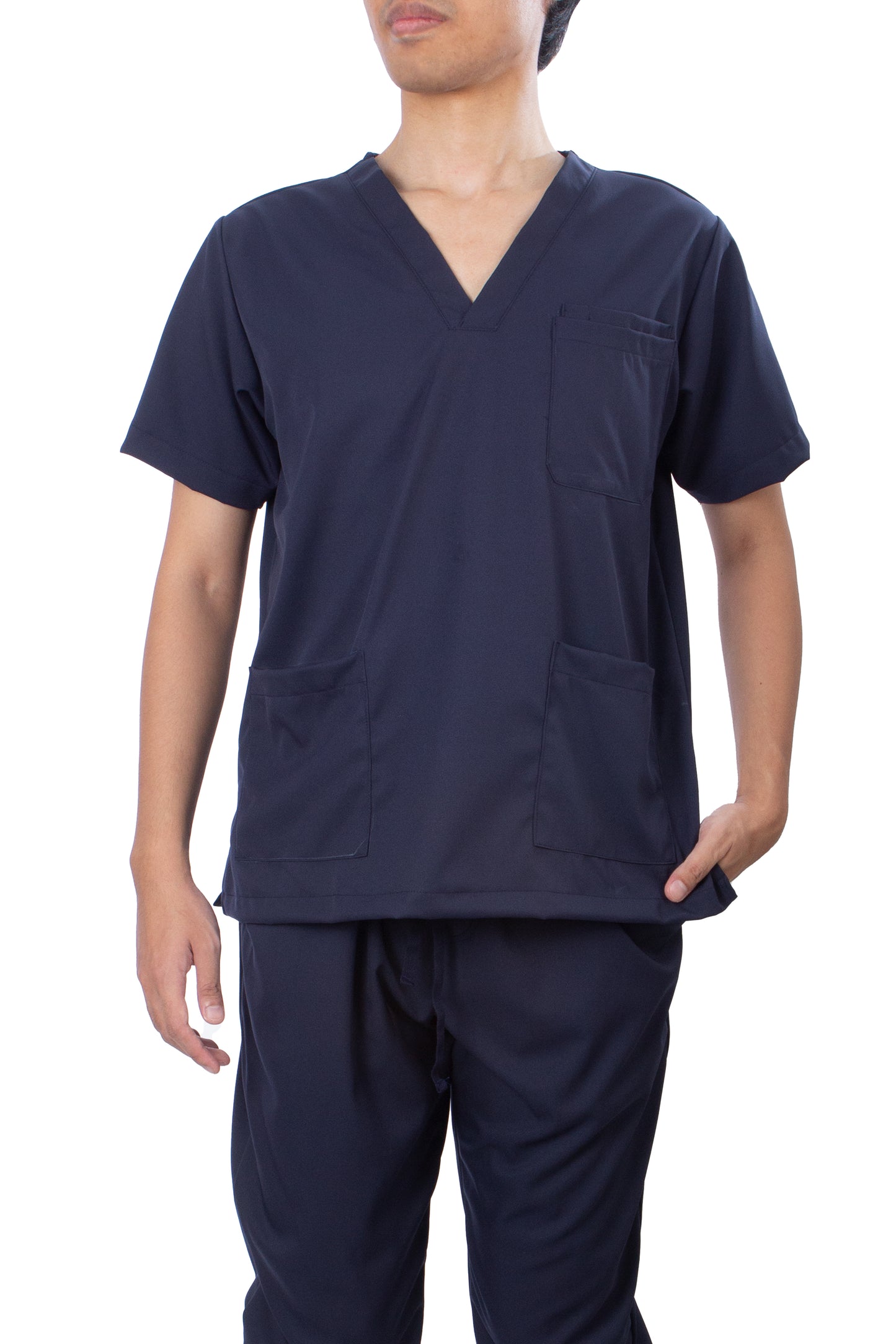 Scrub Suit Set - Navy Blue (Unisex)