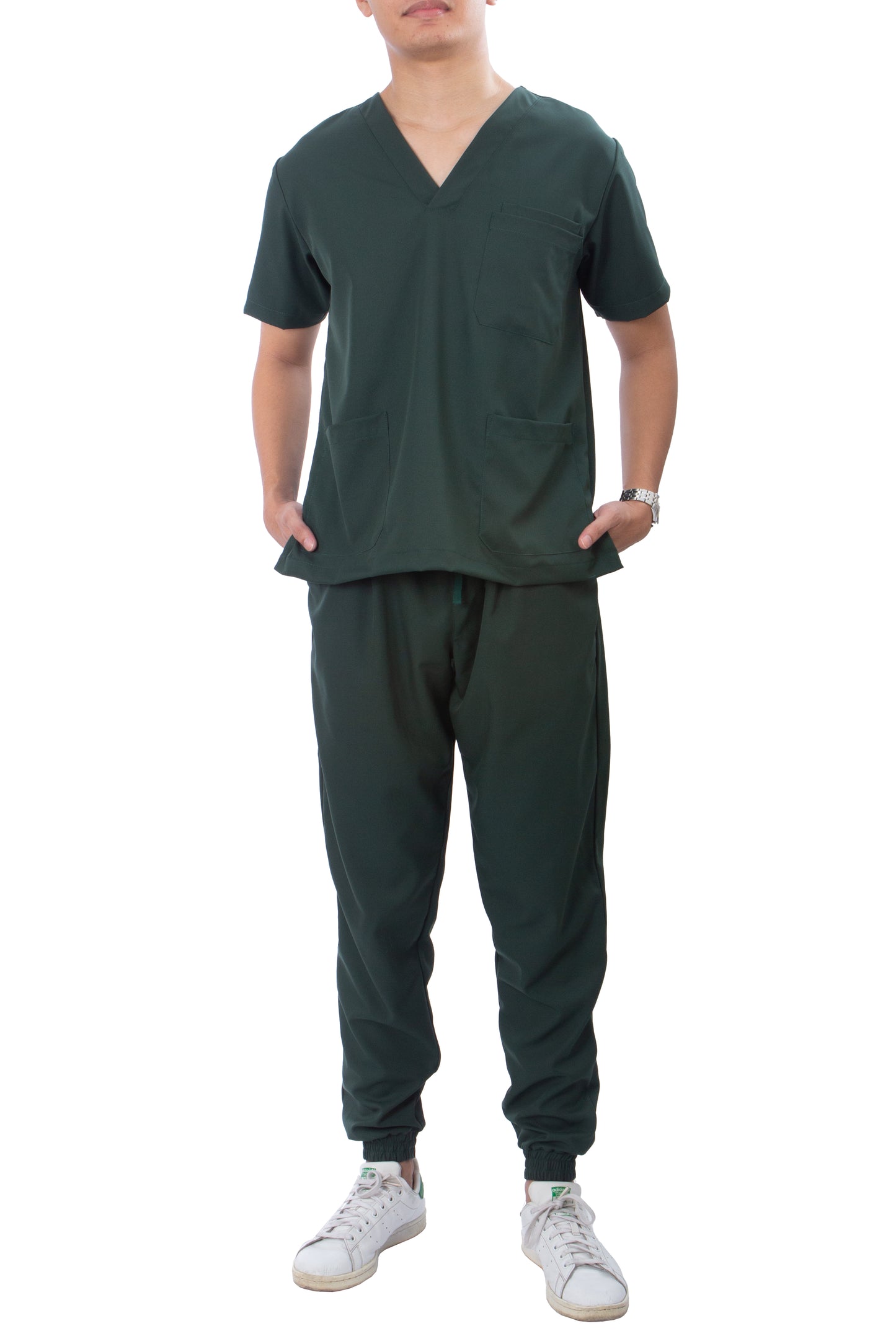 Scrub Suit Set - Moss Green (Unisex)