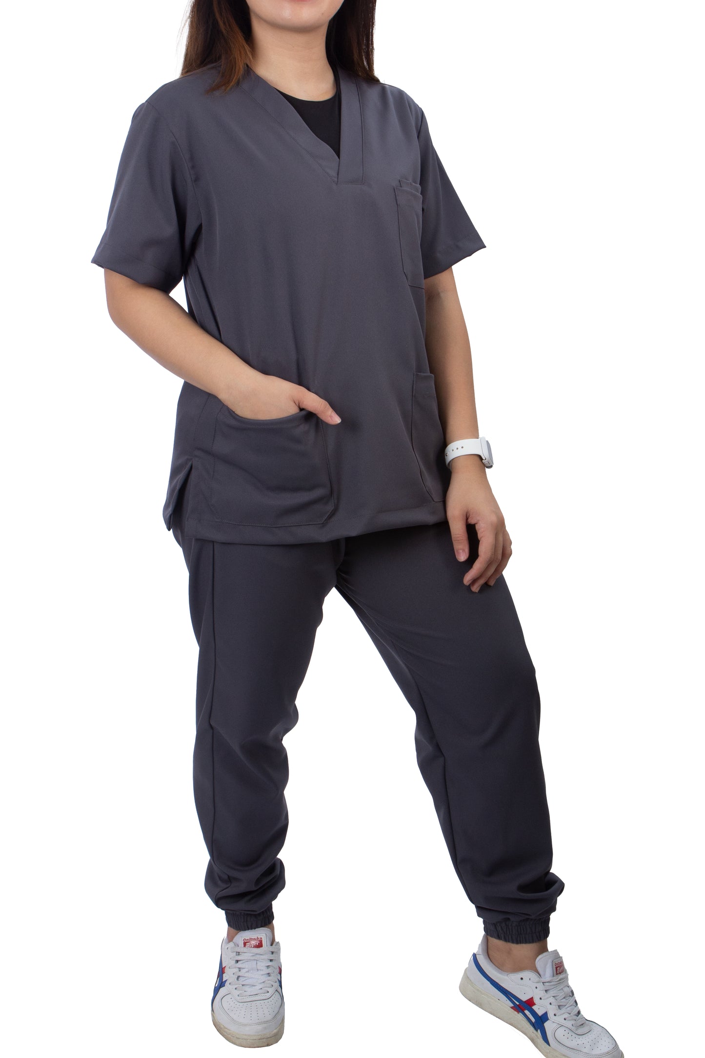 Scrub Suit Set - Dark Grey (Unisex)